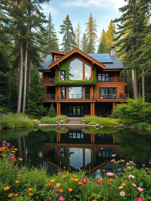 peaceful woodland estate retreat