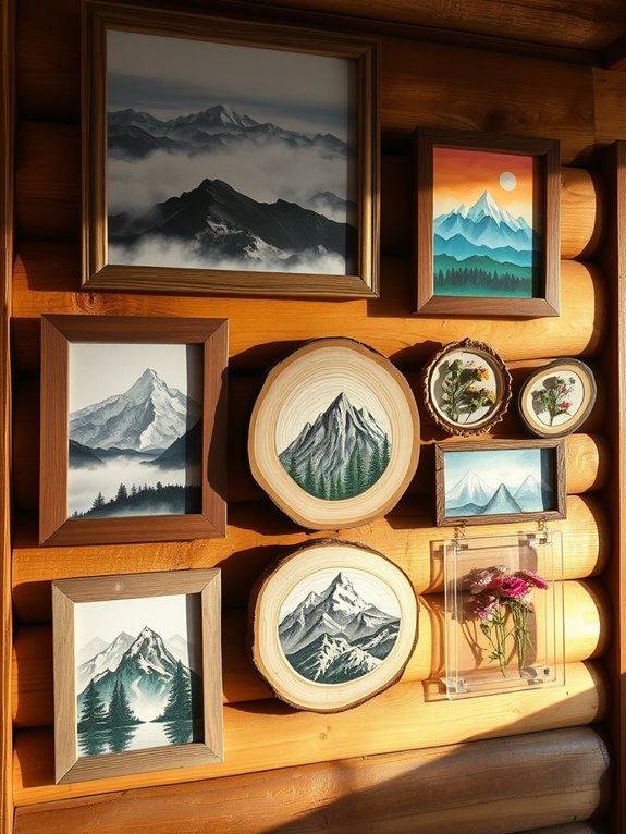 personalized wall art display