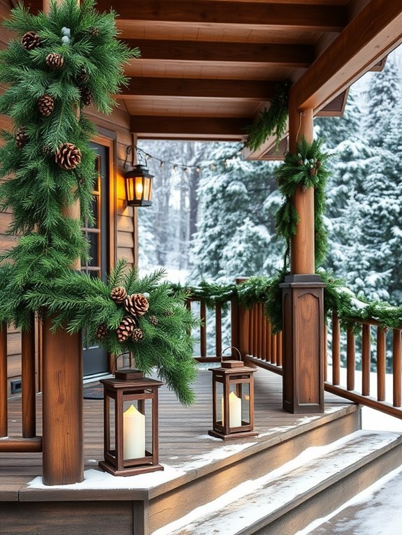 pine decoration floral designs
