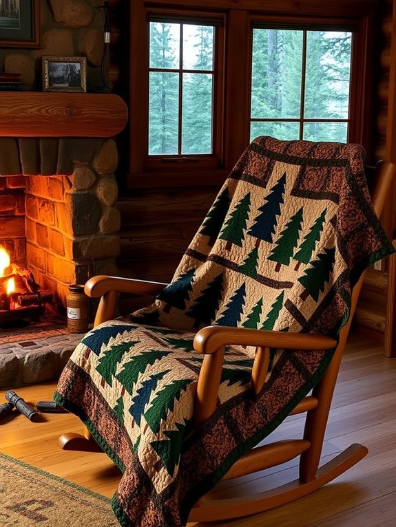 pine tree quilt design