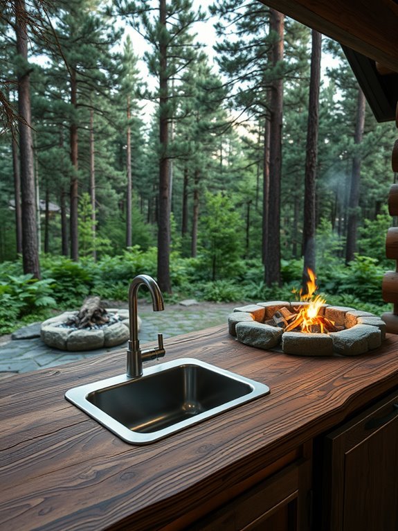 portable outdoor washing station