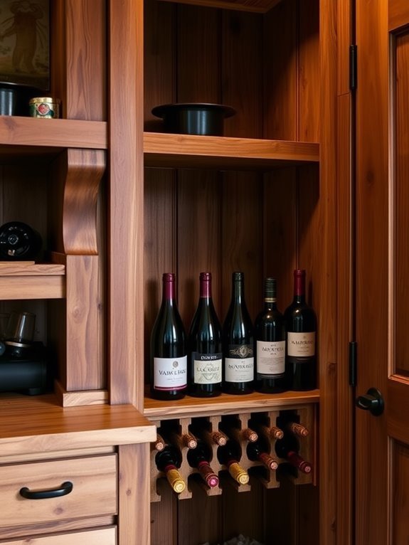 proper wine bottle storage