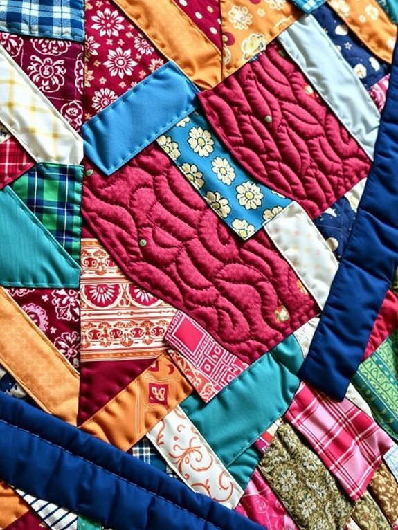 quilt featuring sashing details