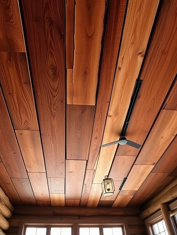 reclaimed rustic timber material