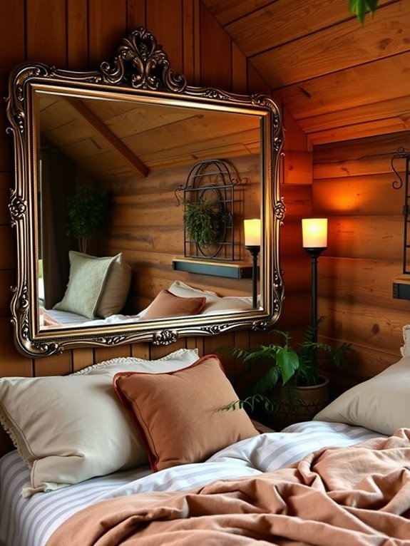 reflective surfaces create dimension