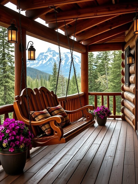 relaxing outdoor seating option