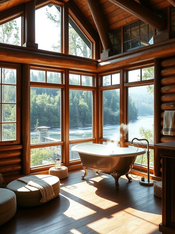 relaxing riverside retreat space