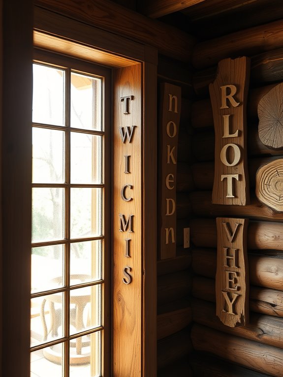 repurposed door signage creations