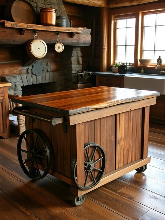 retro mobile food station