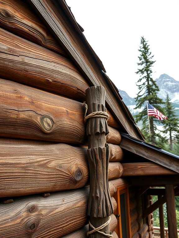 rustic aged timber boards