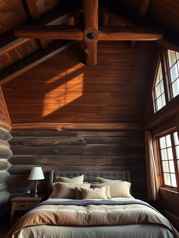 rustic architectural design feature