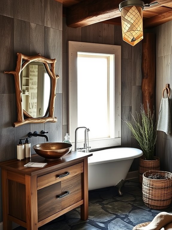 rustic cabin inspired decor