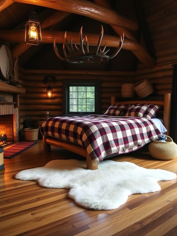 rustic cabin inspired decorations