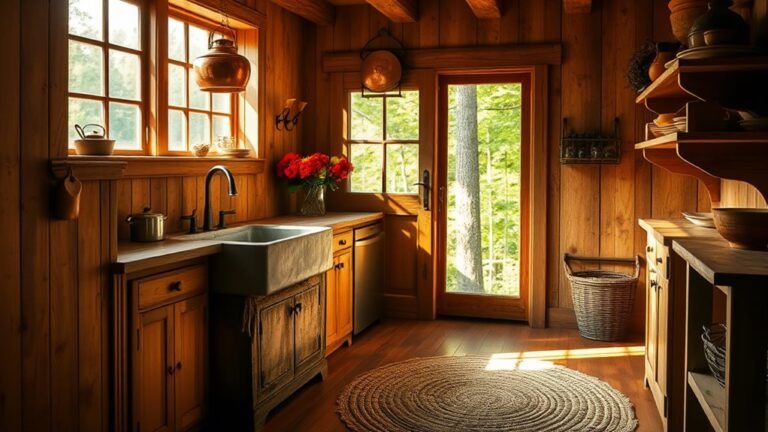 rustic cabin kitchen decor