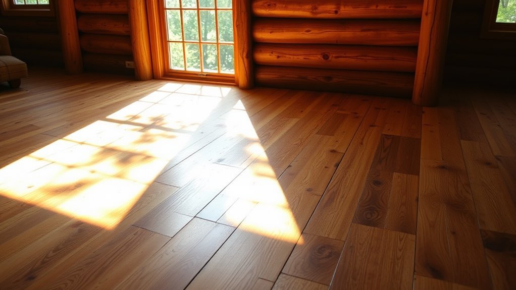 rustic cabin loft flooring