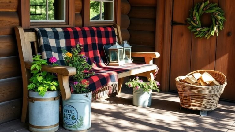 rustic cabin porch decor