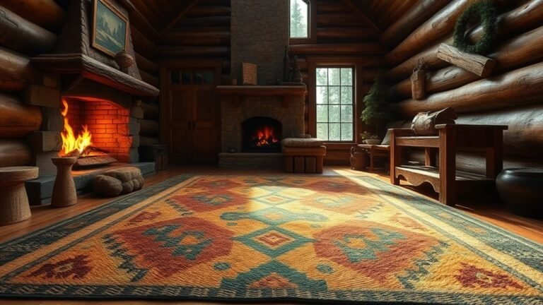 rustic cabin rug inspiration