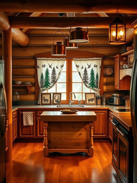 rustic cabin style curtains
