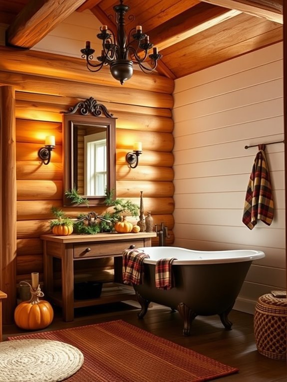 rustic cabin style illumination