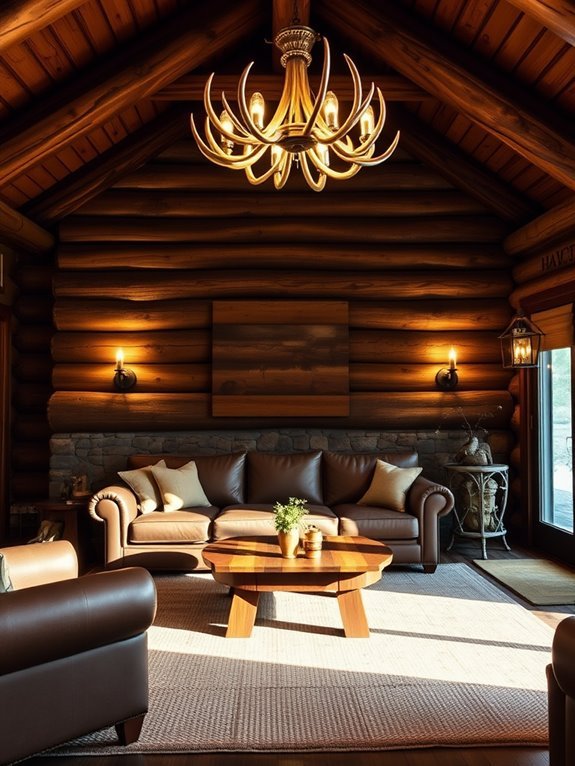 rustic cabin style lighting fixtures