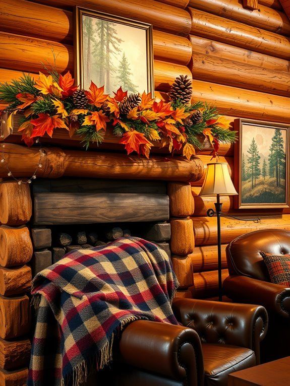 rustic cabin themed artwork collection