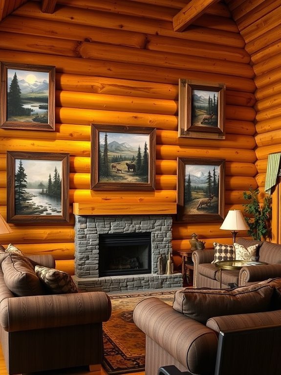 rustic cabin wall art