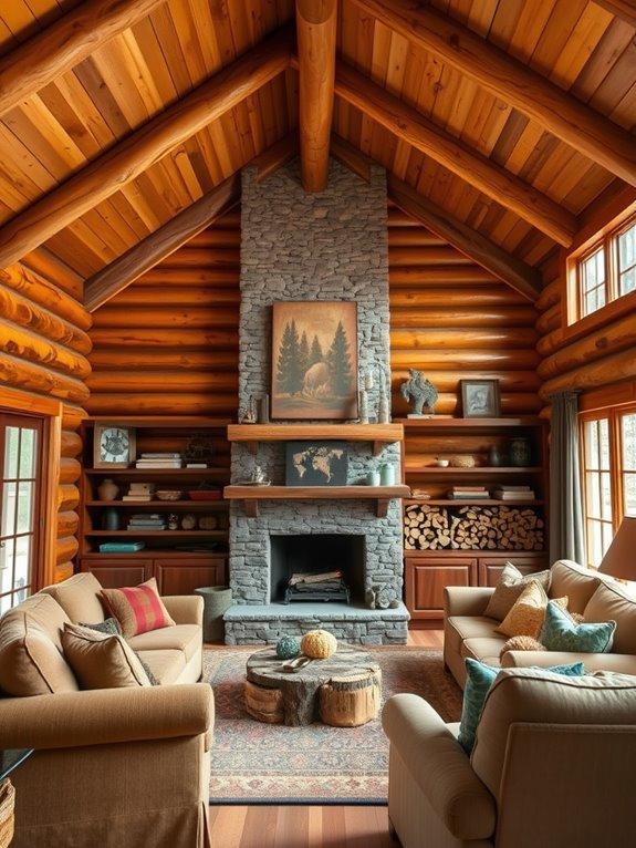 rustic charm and coziness