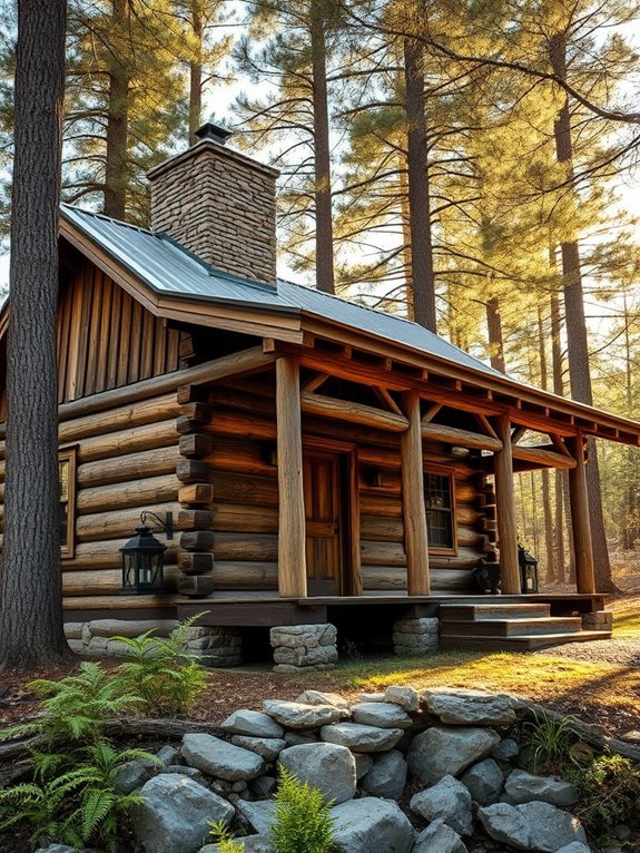 rustic charm and warmth