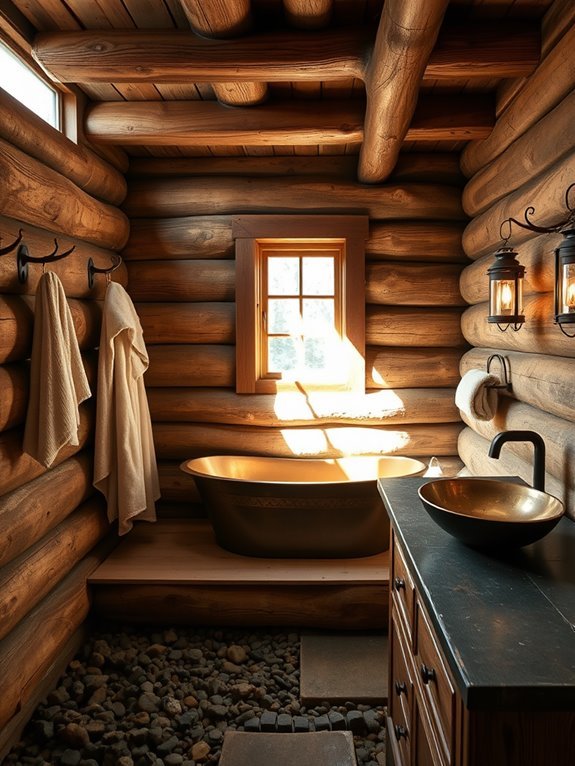 rustic cozy wooden decor