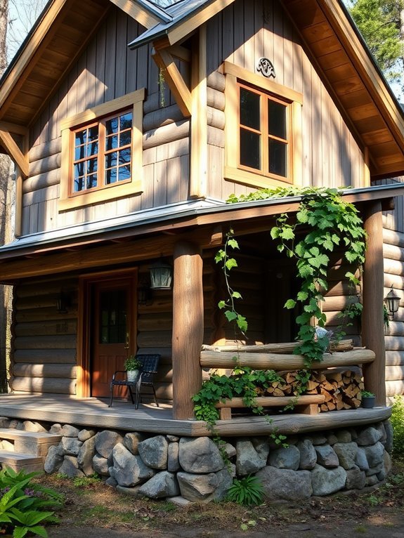 rustic exterior building material
