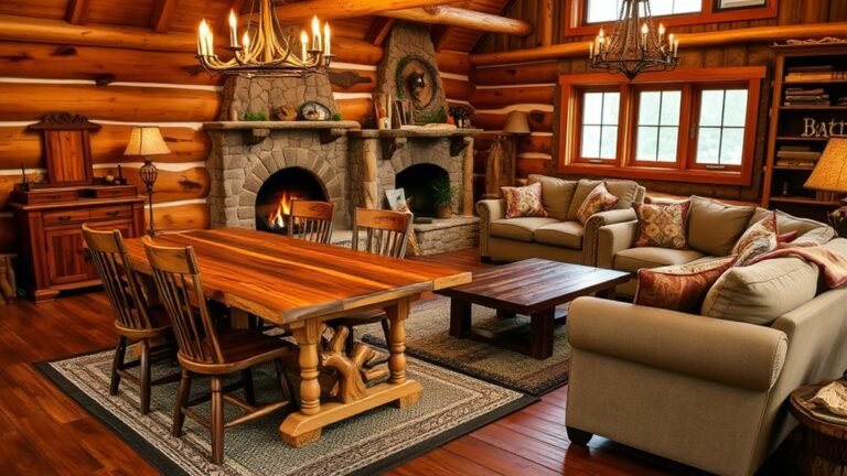 rustic furniture for cabins