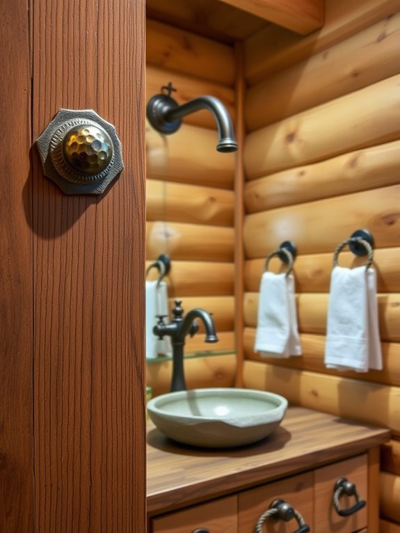 rustic hardware design options