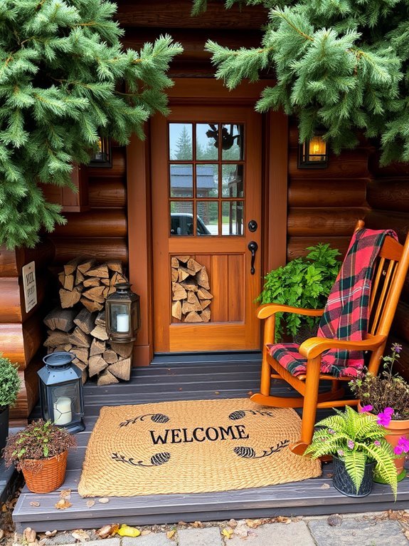 rustic home entrance decor