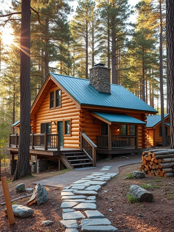 rustic homes in nature