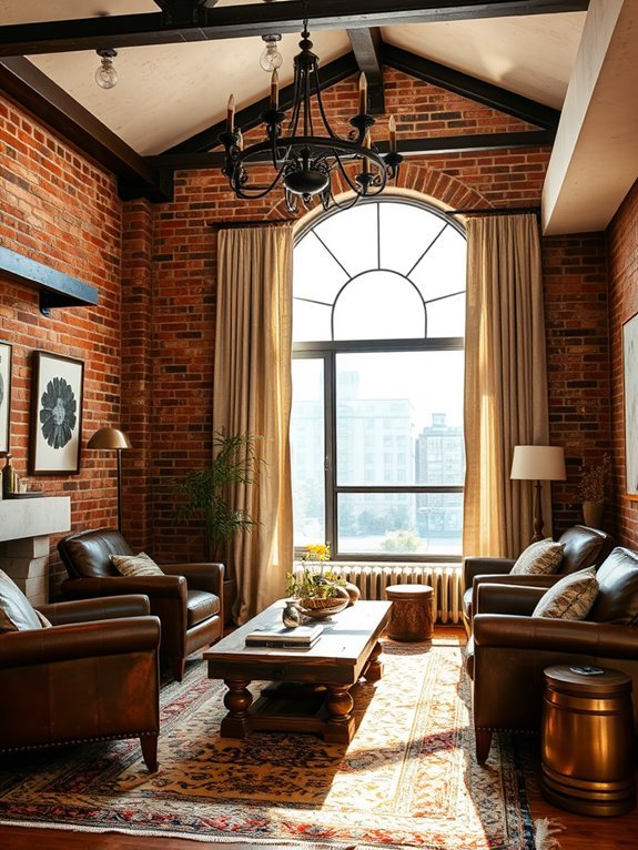 rustic industrial design elements