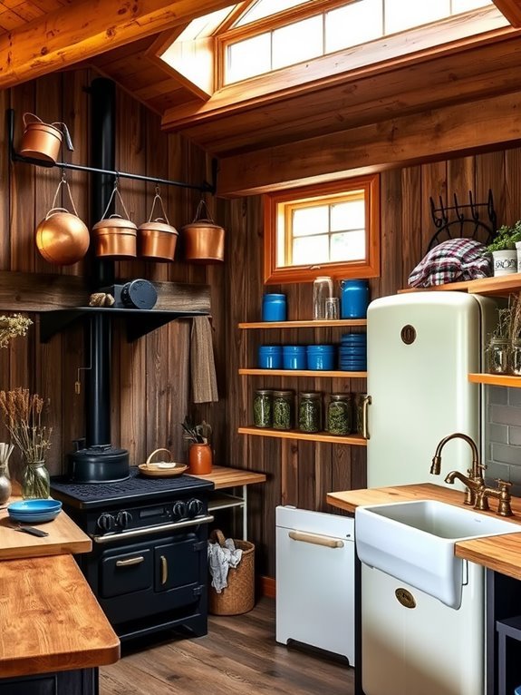 rustic kitchen appliance design