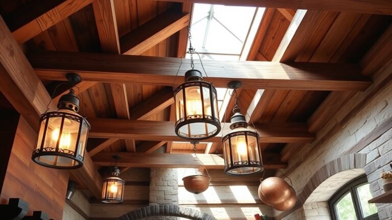 rustic kitchen ceiling designs