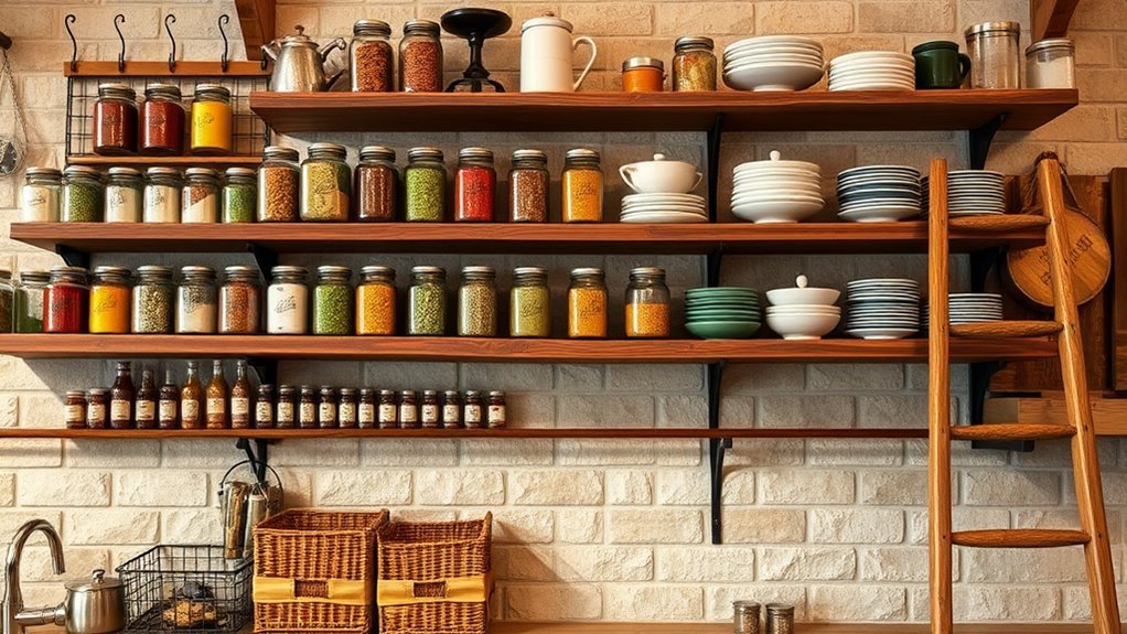 rustic kitchen organization tips