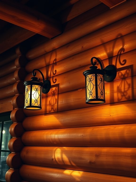 rustic lighting for cabins