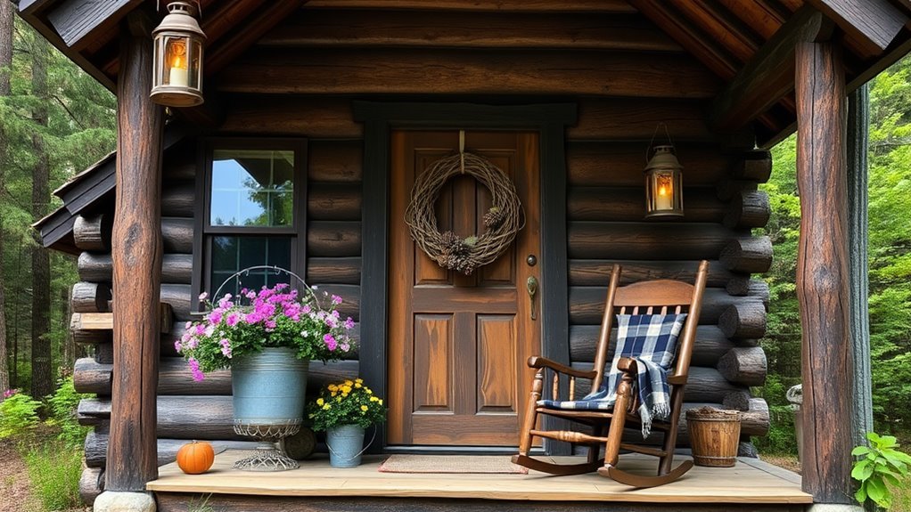 rustic log cabin decor