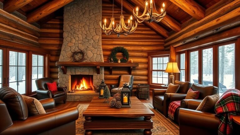 rustic log cabin decor