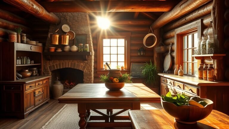 rustic log cabin decor