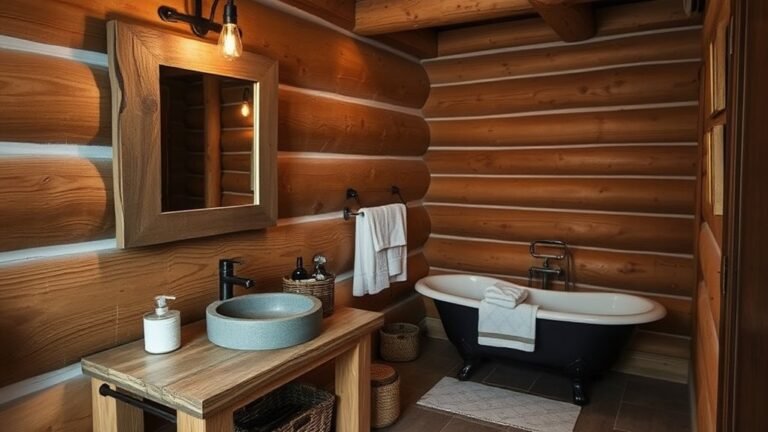 rustic log cabin decor