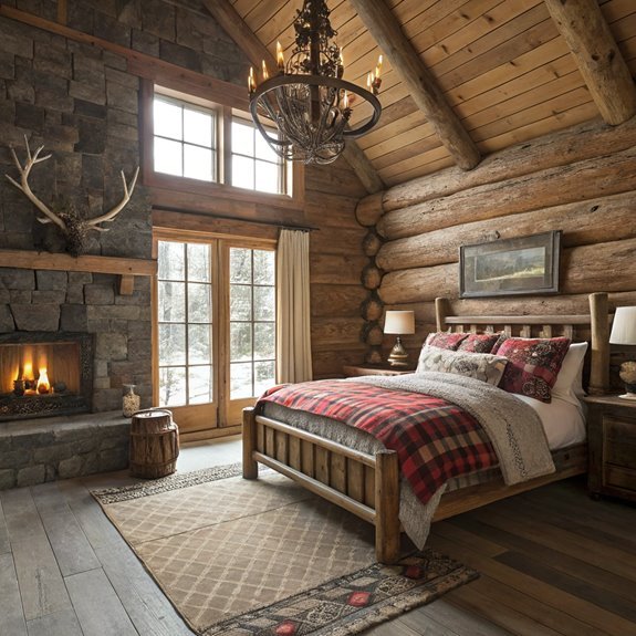 rustic log cabin decor