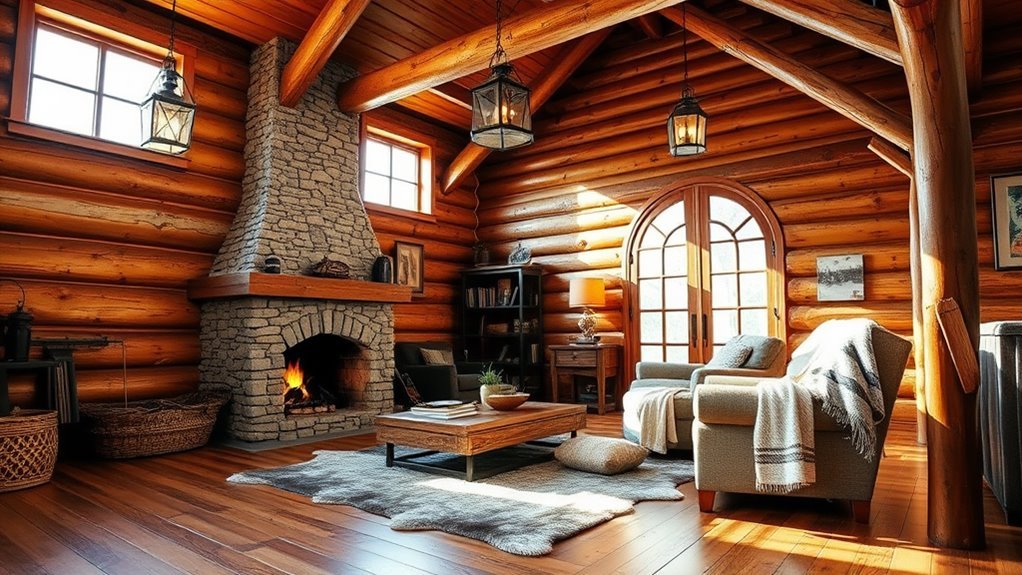 rustic log cabin designs