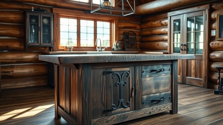 rustic log cabin kitchens