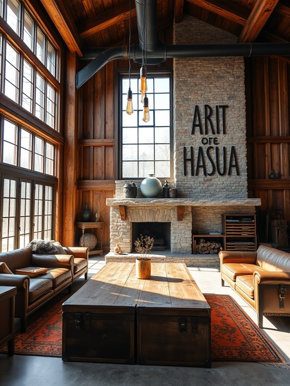 rustic meets modern design