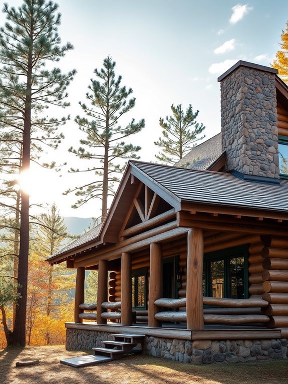rustic mountain lodge design