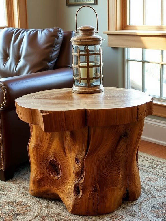 rustic natural wood furniture