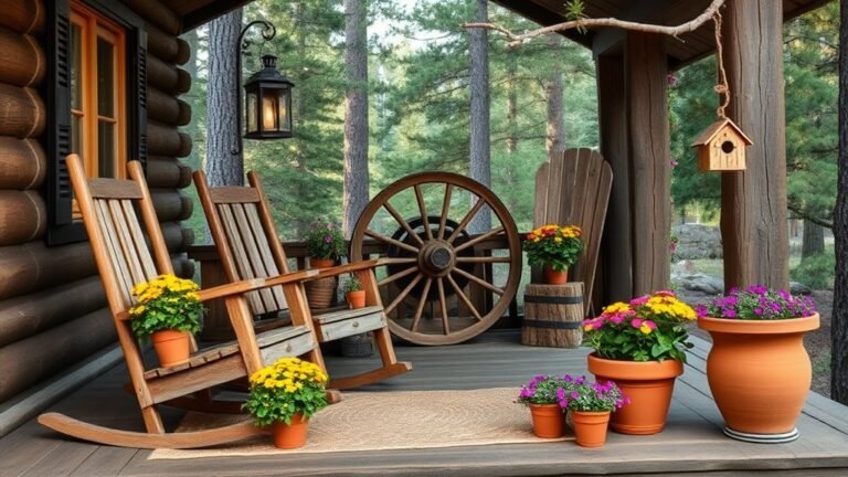 rustic outdoor cabin decor